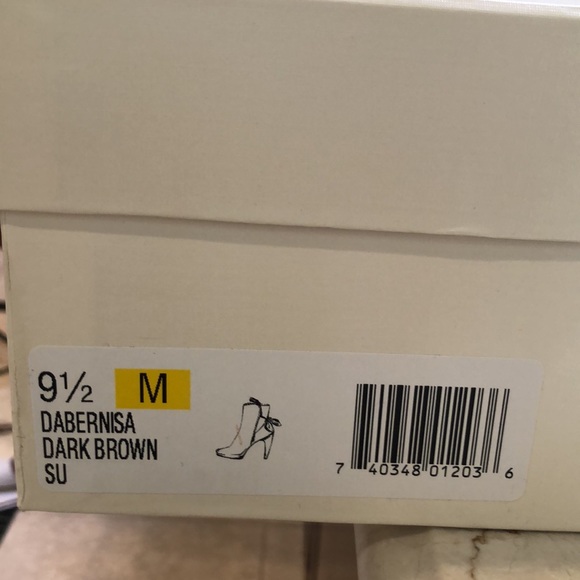 New Joan & David brown suede booties size 9 1/2 - Picture 7 of 7